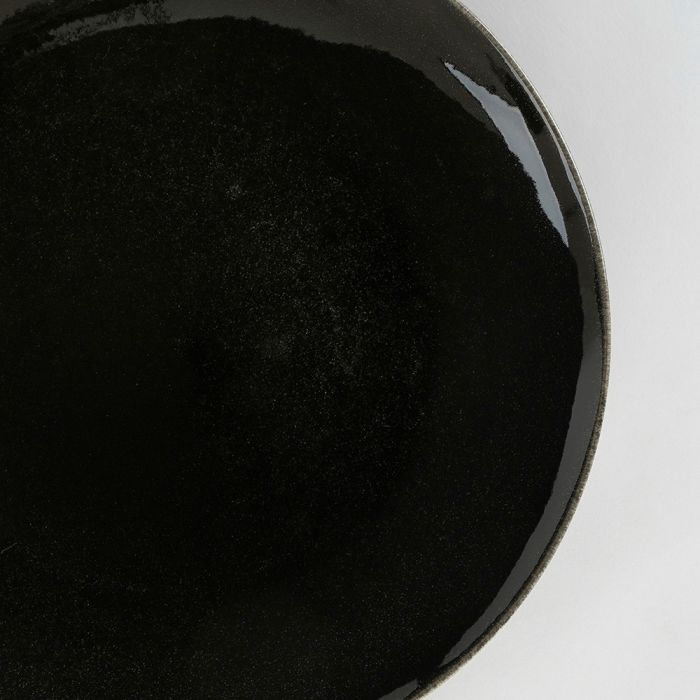 Tabo stentøj middagstallerken sort set ovenfra