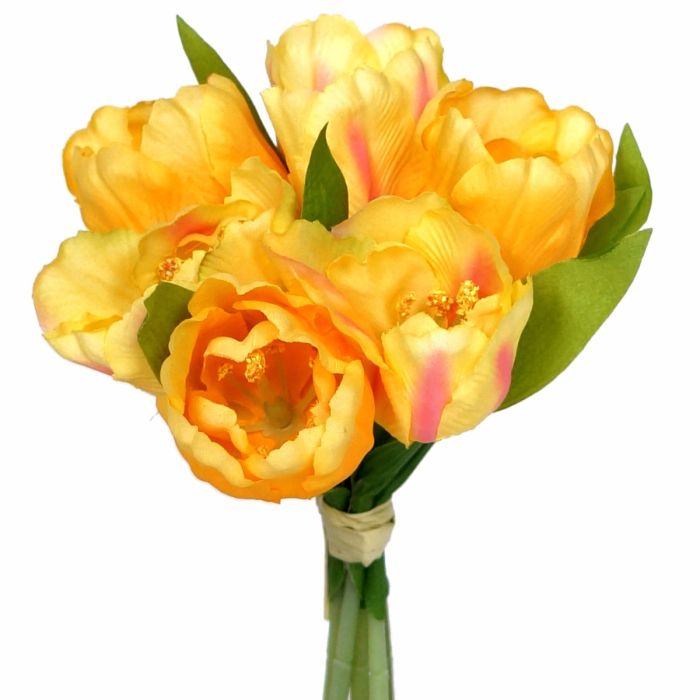 Buket med gule tulipaner