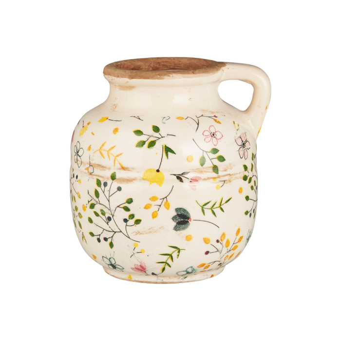 Vase med hank fra Ib Laursens Meadow Blossom-serie