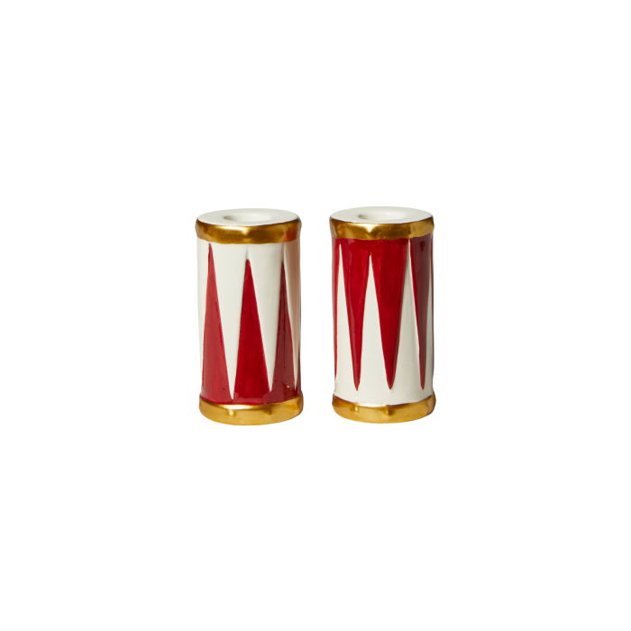 Tromme Lysestage & vase i én 10 cm høj