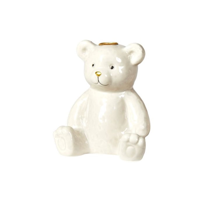 Lysestage til kertelys bamse