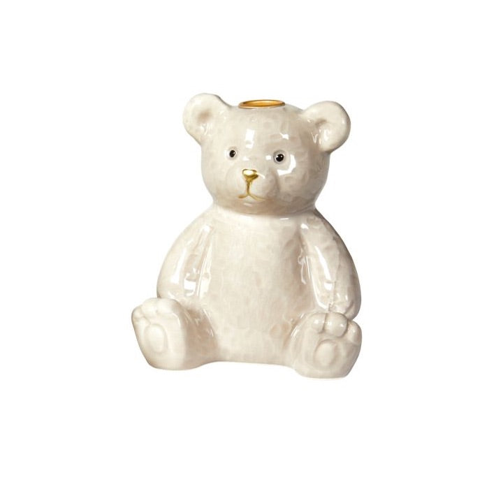 Lysestage til kertelys bamse