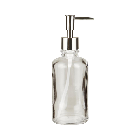 Sæbedispenser klart glas