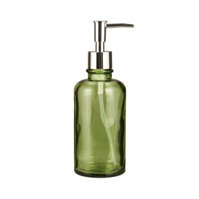 Sæbedispenser grønt glas