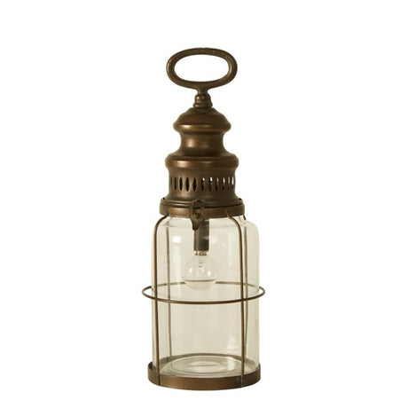 Lanterne med pære 35 cm høj