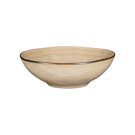 Tabo skål i cremefarvet stentøj Ø23,5 cm