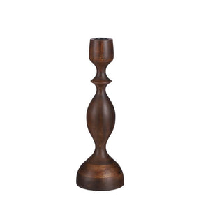 Lindy lysestage i mangotræ 32 cm høj
