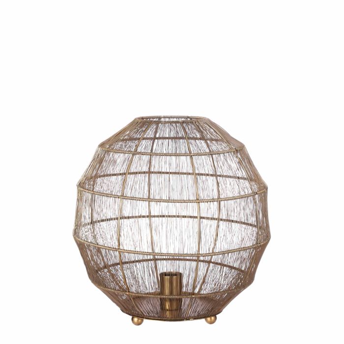 Castor bordlampe guldfarvet 