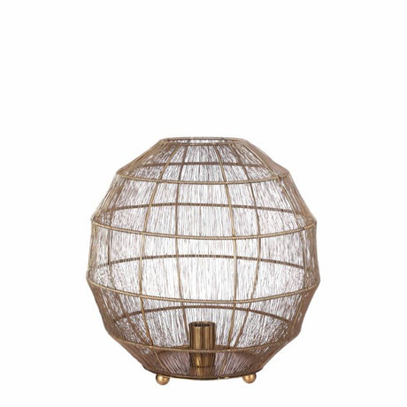 Castor bordlampe guldfarvet 