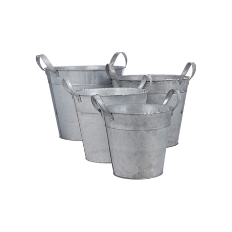 4 Inca zinkspande i forskellige størrelser