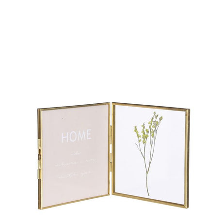 Gloria bordramme guldfarvet