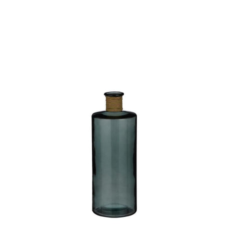 Valery flaskevase i recycled glas grøn