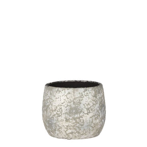 Clemente urtepotte i champagnefarvet 15,5 cm høj
