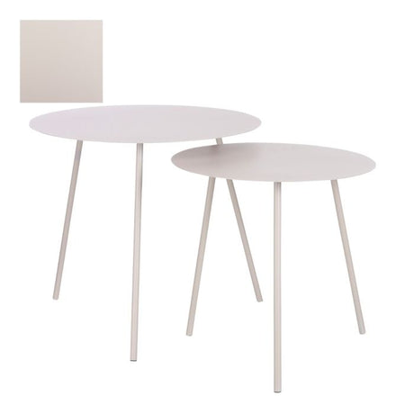 Pontus sæt med 2 sideborde beige