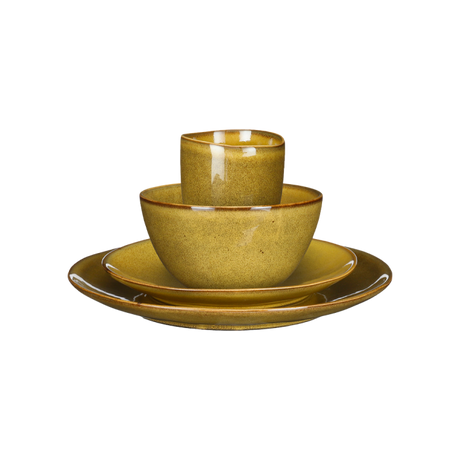 Tabo servicesæt til 4 personer i okker