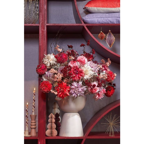 Krysantemum mauve med glimmer