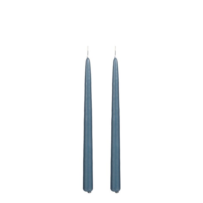 Lys 2-pak 29 cm blå