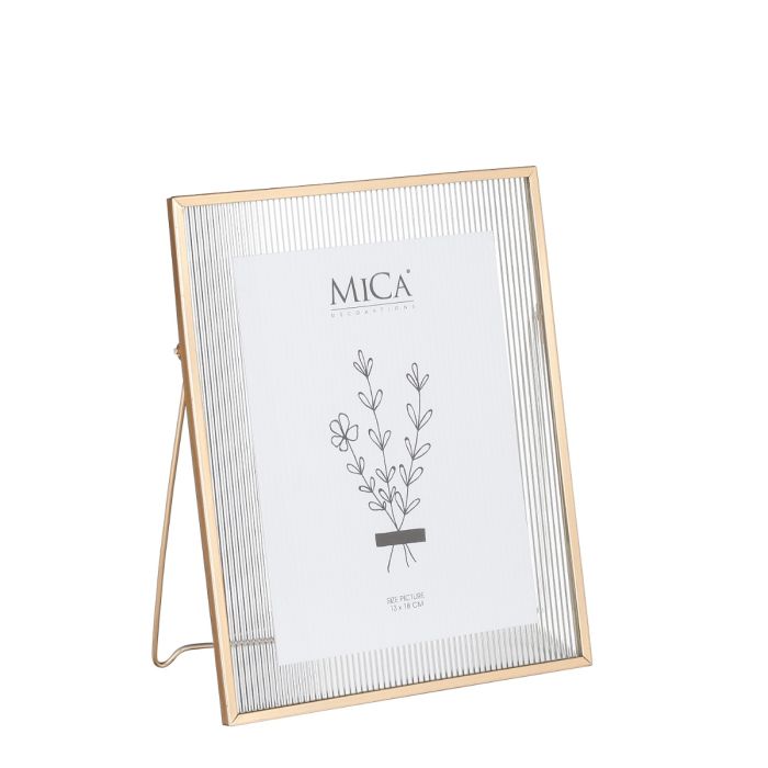 Stielo bordramme guldfarvet 