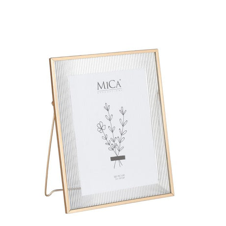 Stielo bordramme guldfarvet 