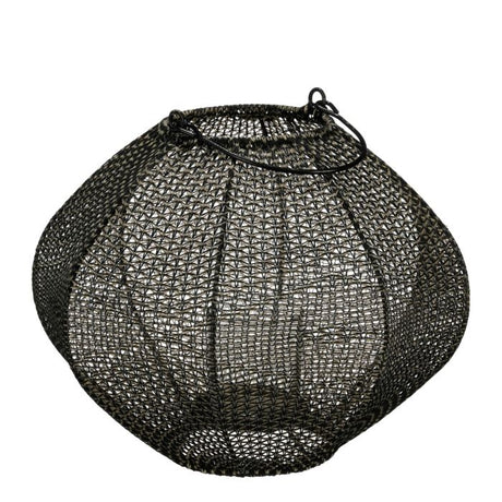 Faros sort lanterne 26 cm høj fra Mica Decorations.