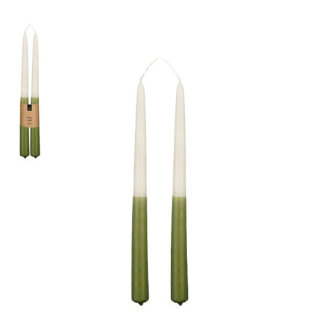 To-farvede lys grønne/hvide 2-pak