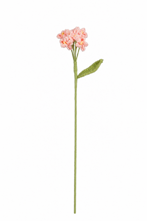 Lyserød hæklet floks blomsterstilk til sommerbuketter og vaser