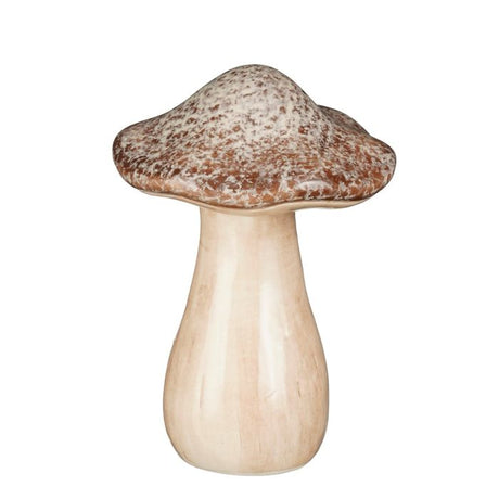 Dekorativ svamp i keramik 16 cm fra Mica Decorations.