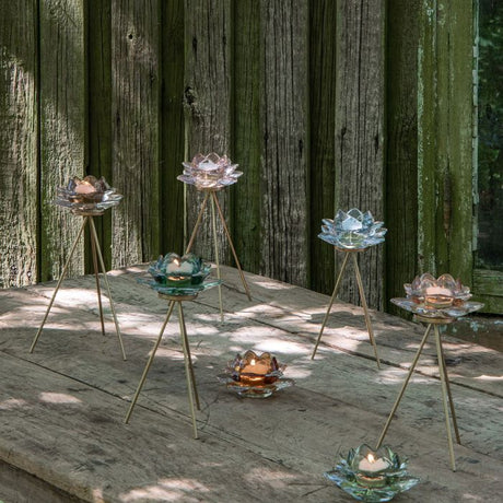 Speedtsberg Loe Lotus fyrfadsstage rav