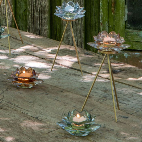 Speedtsberg Loe Lotus fyrfadsstage lysegrøn