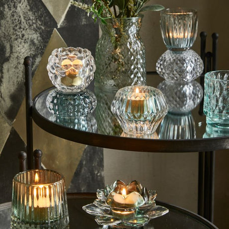 Speedtsberg Loe Lotus fyrfadsstage aqua