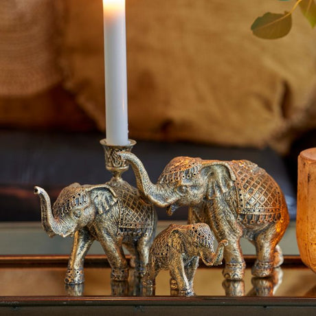 Speedtsberg guldfarvet elefant 