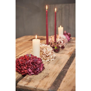 Blomsterhoved med klips pæon lyserød