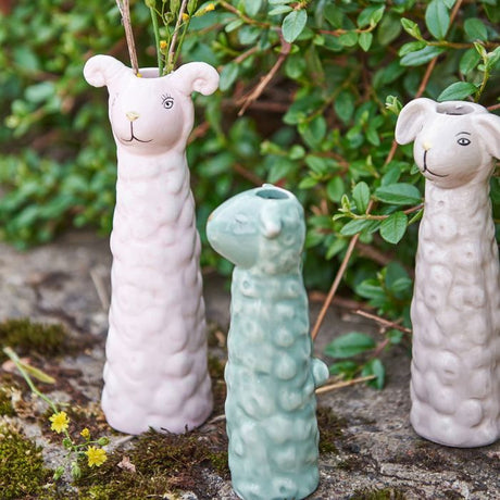 Vase får 15 cm rosa