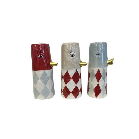 Vase and 10 cm harlekin