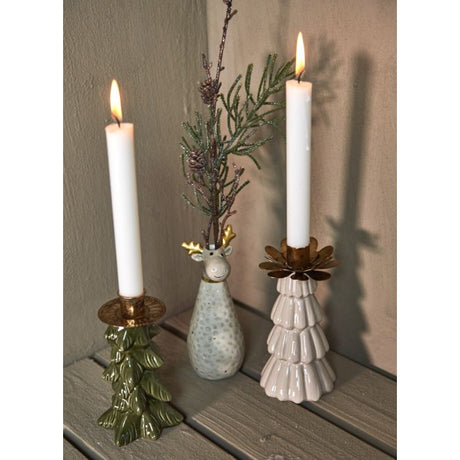 Lysestage med tung bund