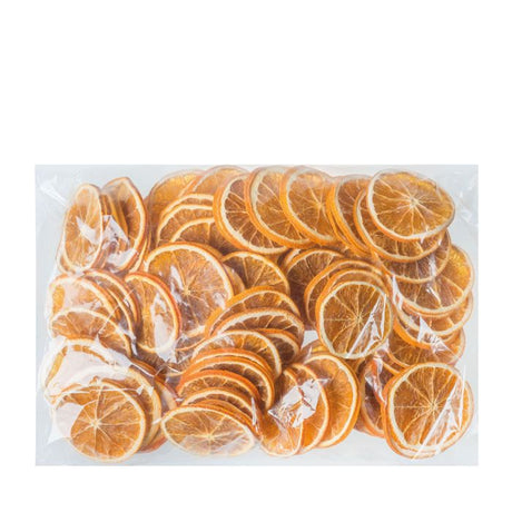 Tørrede appelsinskiver i pose