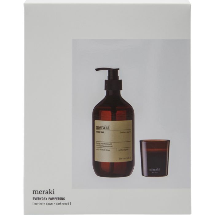 Meraki Gaveæsken Everyday pampering med håndsæbe og duftlys