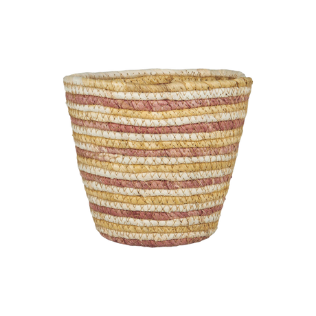 Ib Laursen stribet opbevaringskurv i majsblade