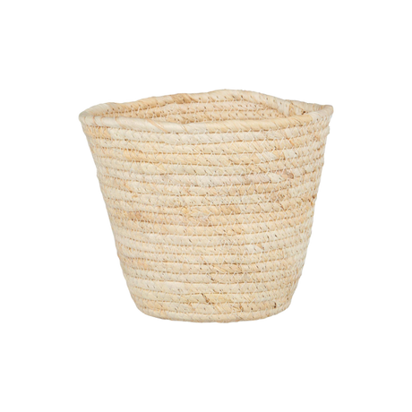 Ib Laursen cremefarvet urtepotteskjuler i majsblade