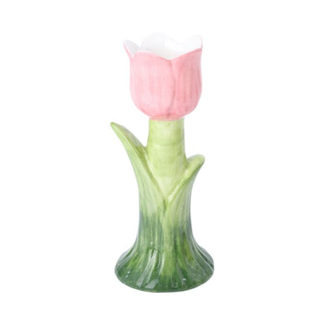 Tulipanvase 17 cm høj lyserød