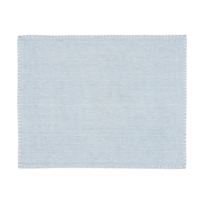 Ib Laursen dækkeserviet støvblå bomuld