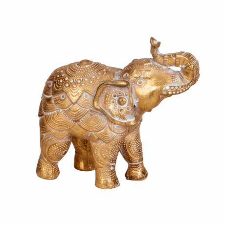 Guldfarvet elefant