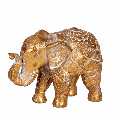 Guldfarvet elefant