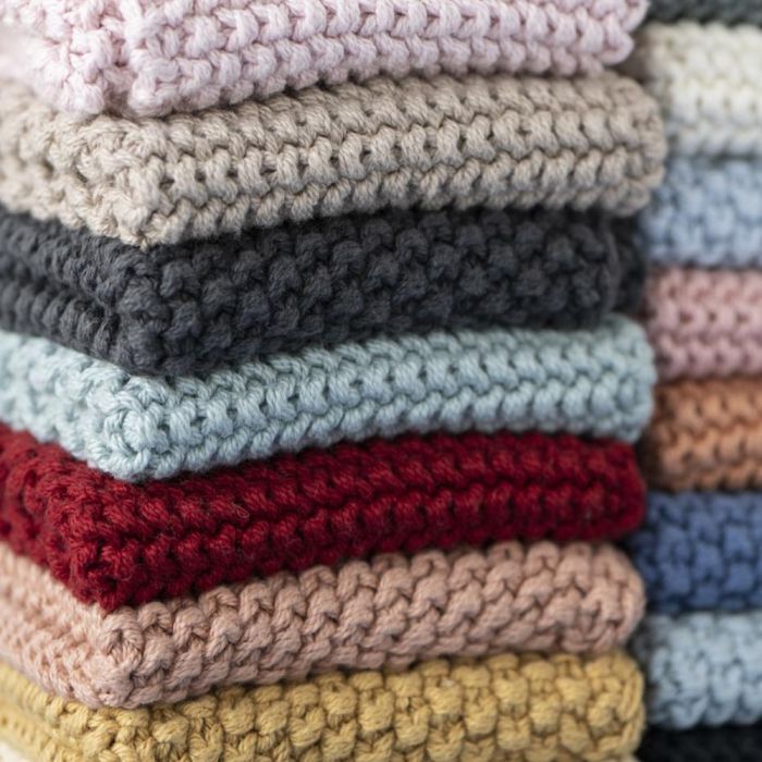 Stak med Ib Laursen Mynte grydelapper - i blandt andet mørkegrå 