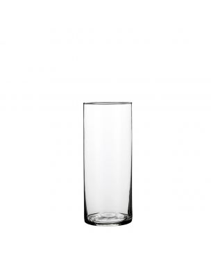 Cylinder glasvase 30 cm høj 12 cm i dia